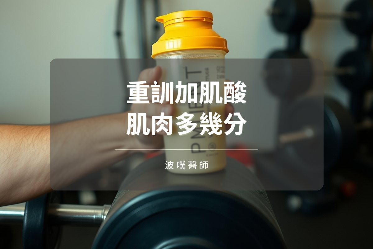 重訓加肌酸，肌肉真的多長一點？63篇研究算給你看（文章封面）