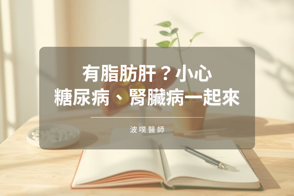 有脂肪肝？小心糖尿病、腎臟病一起來！（文章封面）