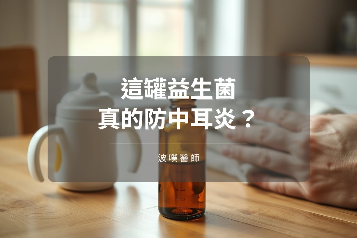 這罐『防中耳炎』益生菌，最新研究怎麼說（文章封面）