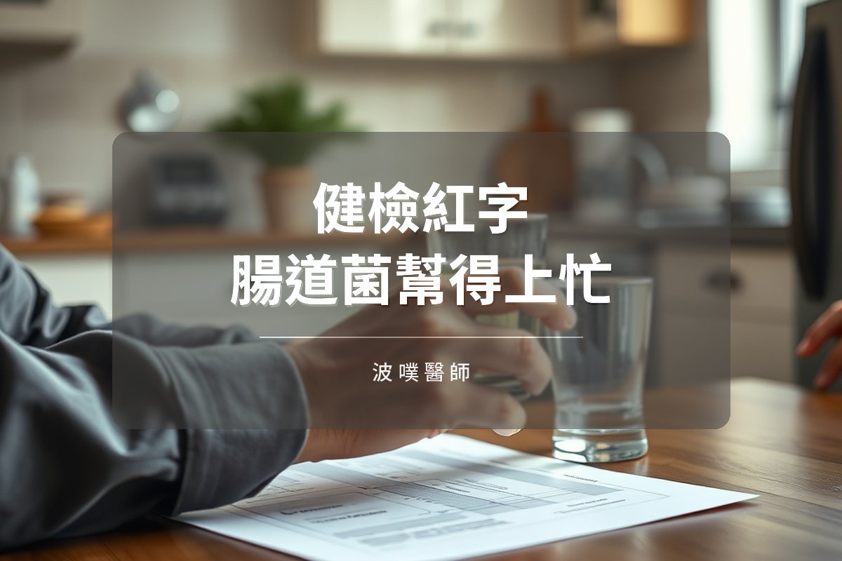 健檢報告上的紅字,飲食和腸道菌能幫上忙嗎(文章封面)